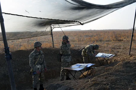 Artillery Units hold live-fire exercises