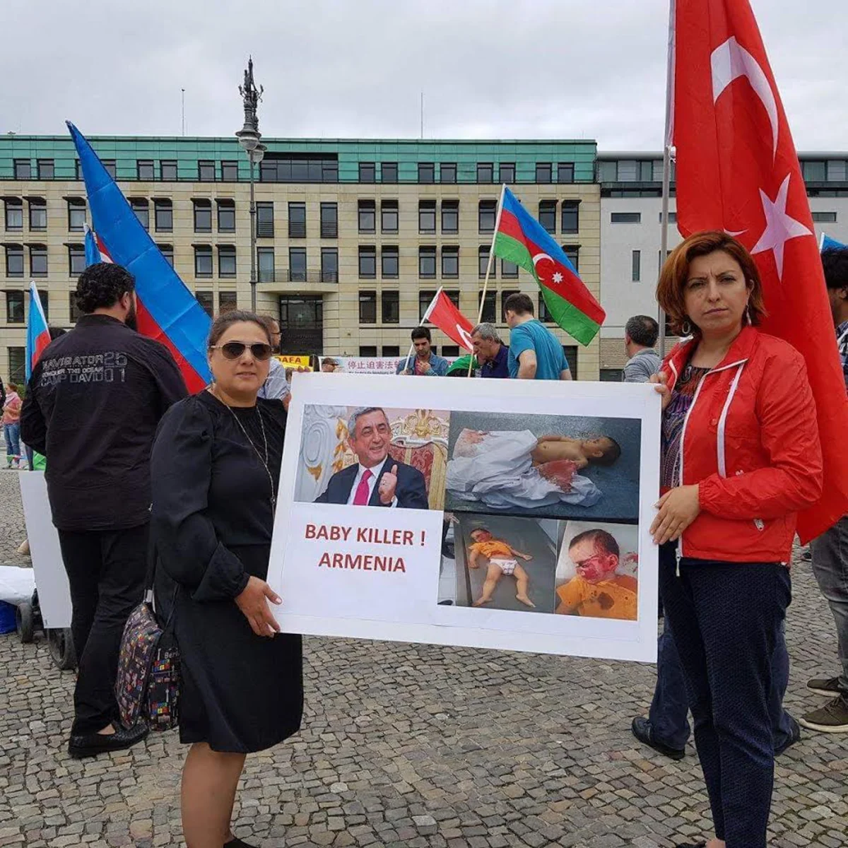 Zəhra Quliyevanın ermənilər tərəfindən qətlini pisləyən bəyanat Almaniyada xarici dillərdə sakinlərə təqdim edilib