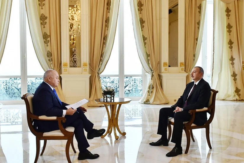 Sputnik news agency interviewed Azerbaijani President