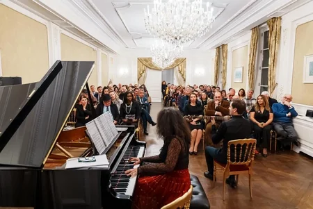 Parisdə Heydər Əliyevin 100 illik yubileyi münasibətilə konsert keçirilib
