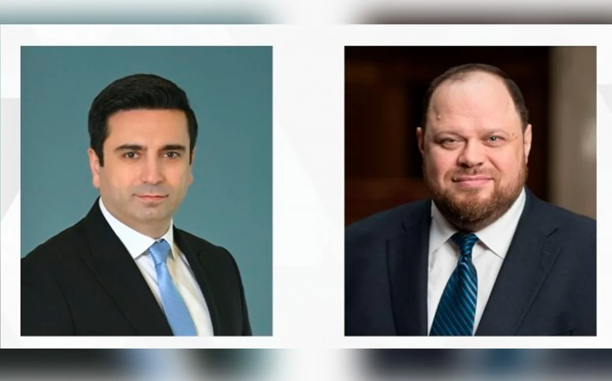 Speakers of Armenian and Ukrainian parliaments discuss situation in South Caucasus