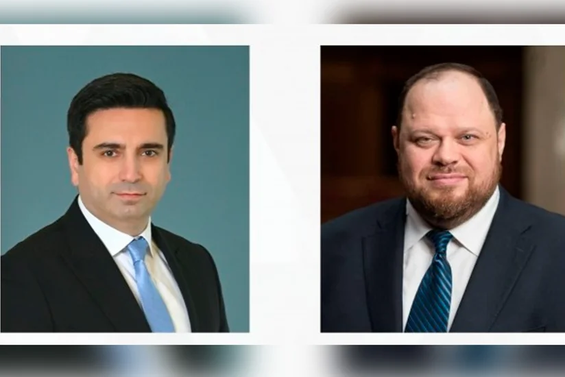 Ermənistan və Ukrayna parlamentlərinin sədrləri Cənubi Qafqazdakı vəziyyəti müzakirə ediblər