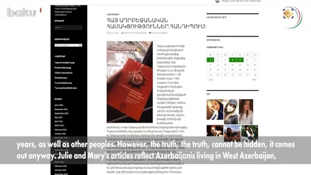 Qərbi Azərbaycan Xronikası: Gənc fəal erməni qızların Azərbaycanla bağlı etirafları