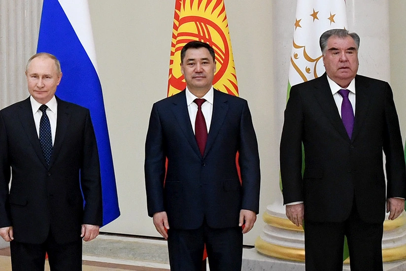 Начались переговоры между главами РФ, Кыргызстана и Таджикистана