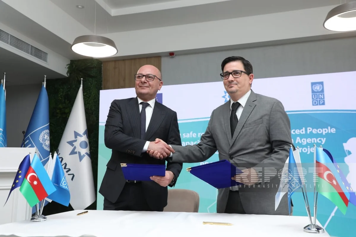 ANAMA, UNDP launch joint project on mine clearance in liberated Azerbaijani territories