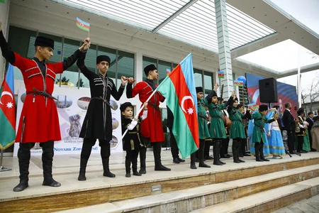 Marneulidə Zəfər Günü qeyd olunub