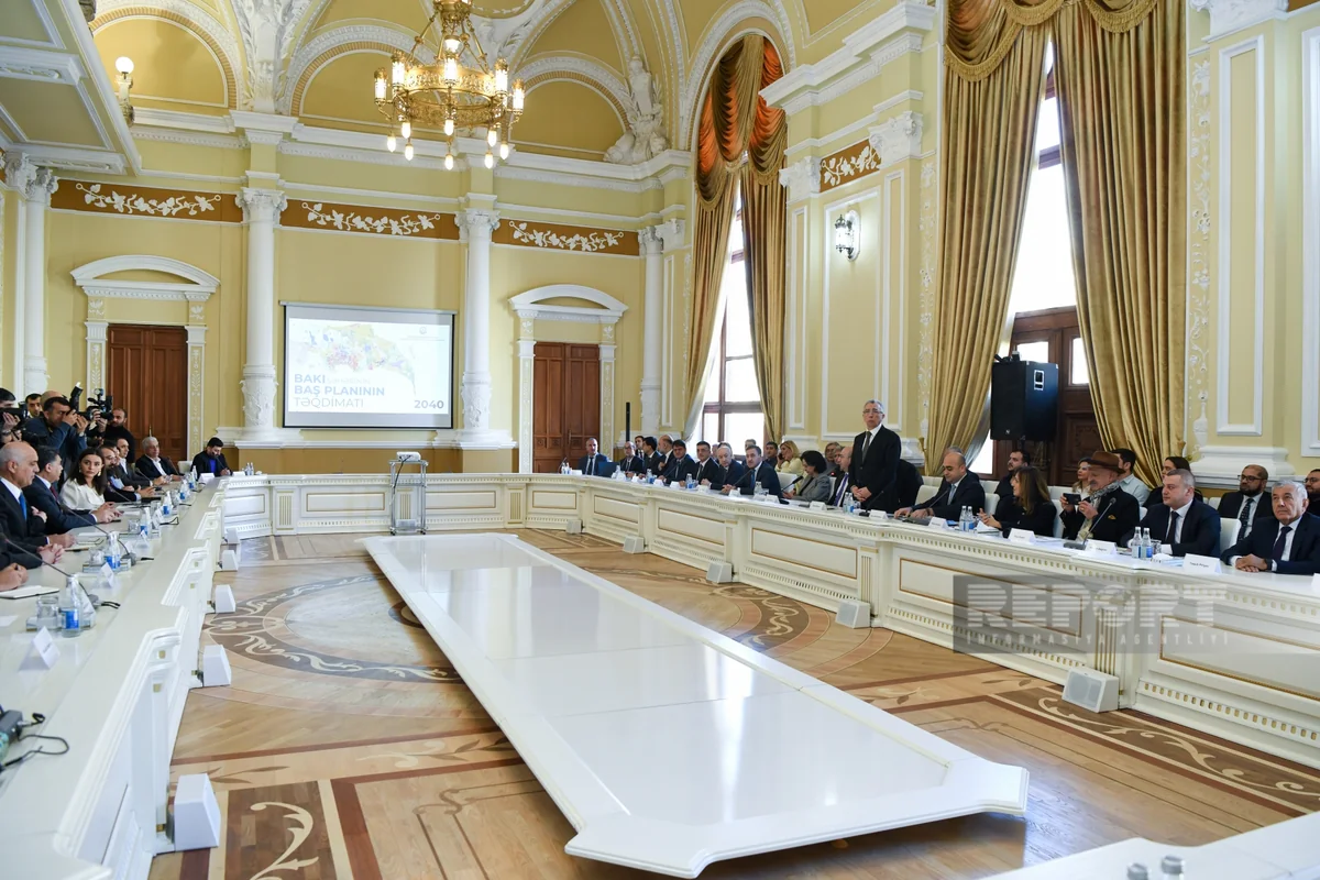Bakının Baş planının təqdimatı keçirilib