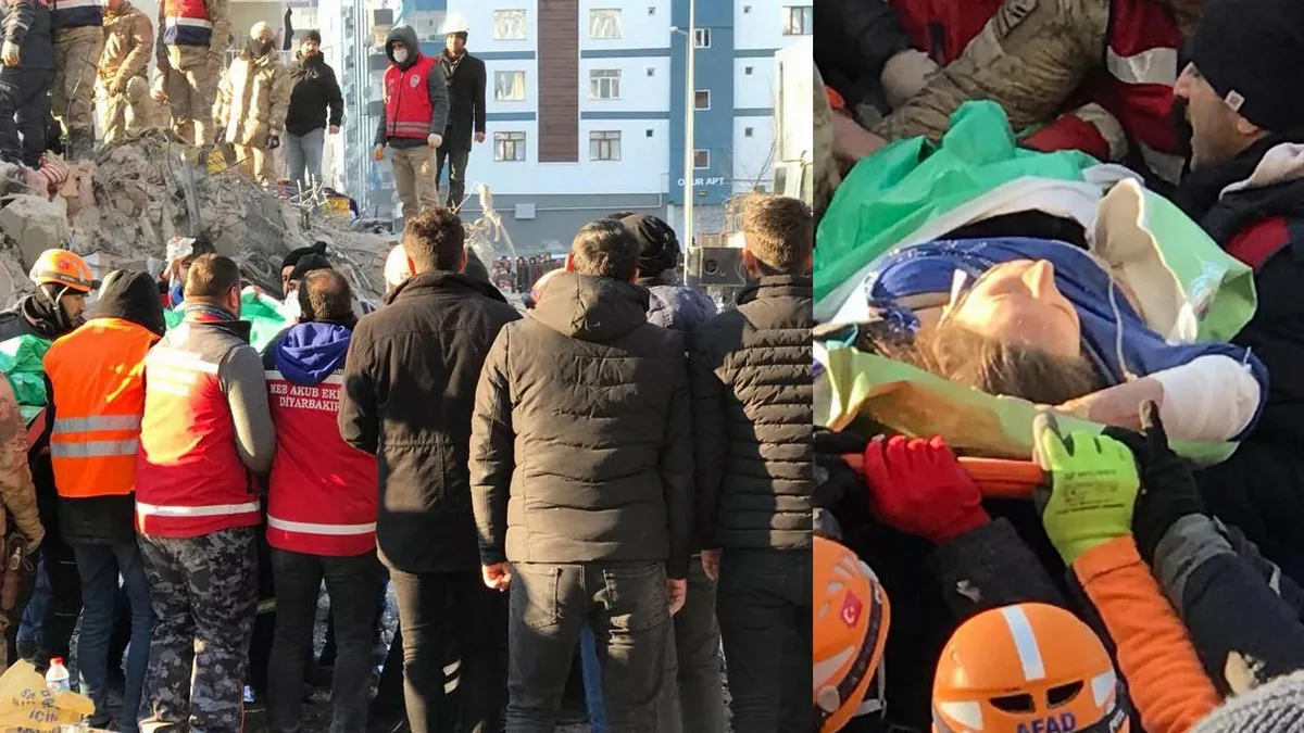 Спустя 104 часа после землетрясения в Адыямане и Кахраманмараше спасли двух человек