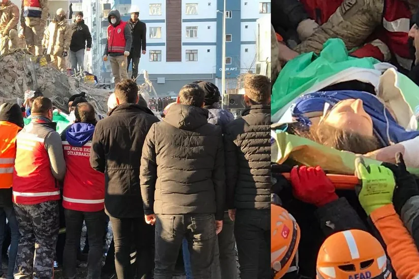 Спустя 104 часа после землетрясения в Адыямане и Кахраманмараше спасли двух человек