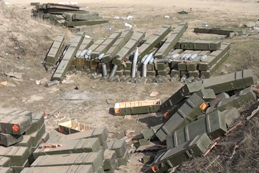 Enemy fled, leaving military equipment and vehicles