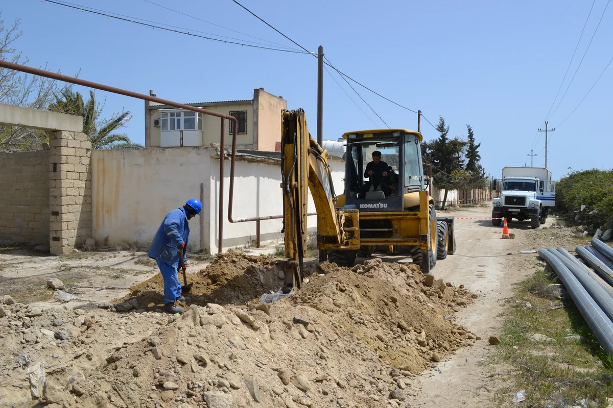 Bakının Türkan qəsəbəsində mərkəzləşdirilmiş su təchizatı sistemi yaradılır