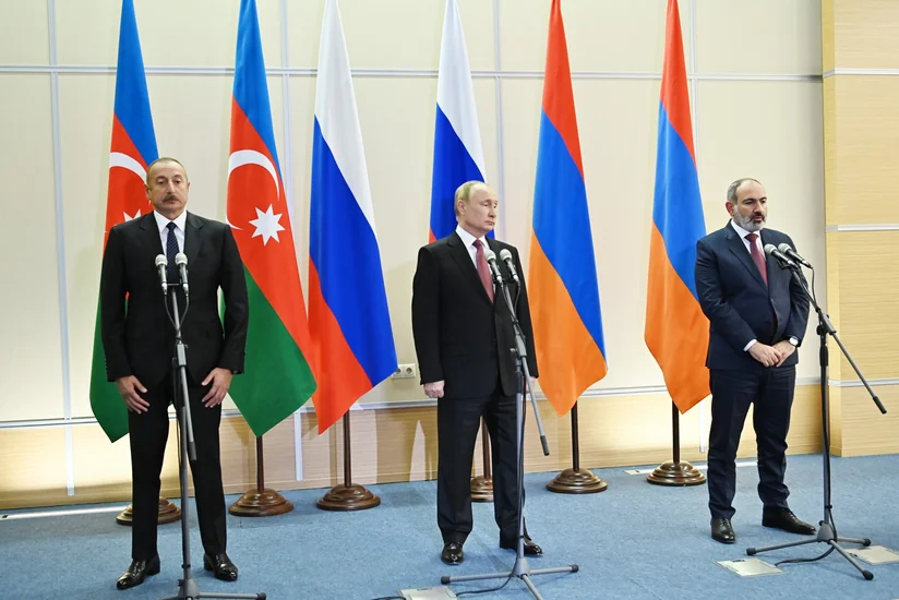 Putin says he held tripartite talks with leaders of Azerbaijan and Armenia