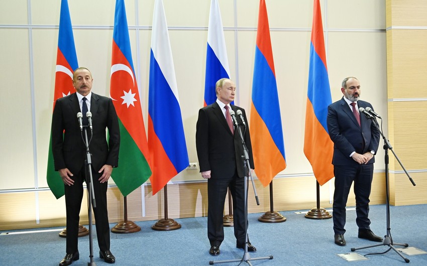 Putin: “Sankt-Peterburqda Azərbaycan, Rusiya və Ermənistan liderlərinin üçtərəfli görüşünü keçirməyə nail olduq”