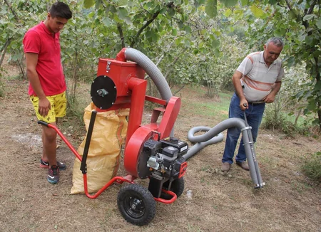 Türkiyədə fındıq yığmaq üçün maşın ixtira edilib