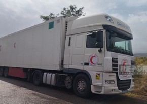 Azərbaycan Qızıl Aypara Cəmiyyətinin göndərdiyi un dolu TIR-lar 12 gündür Ağdam-Xankəndi yolunda gözləyir
