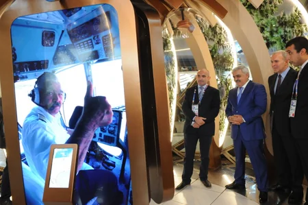 AVRO-2016 kubokunun Azərbaycan pavilyonunda nümayişindən - FOTOREPORTAJ