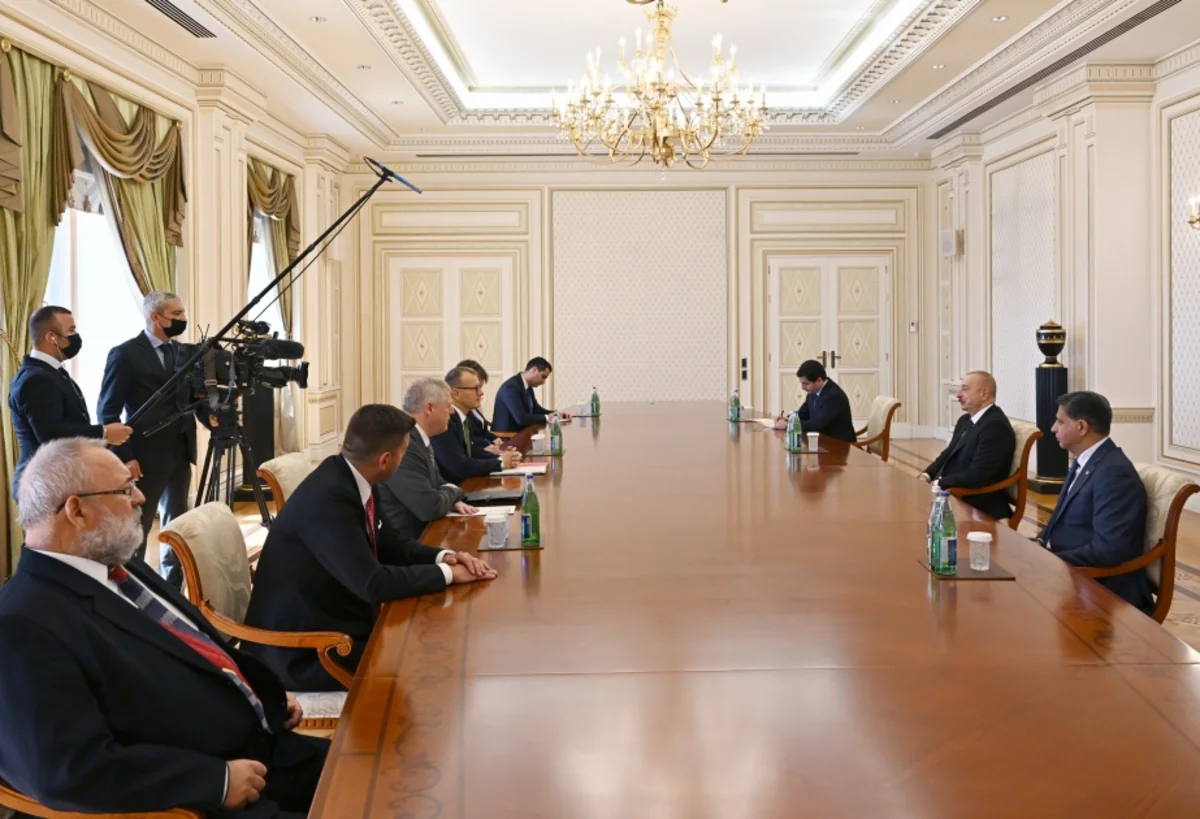 Prezident İlham Əliyev Slovakiya parlamentinin sədrini qəbul edib - YENİLƏNİB
