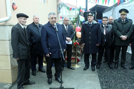 Zaqatalada Milli Qəhrəmanın ailəsi evlə təmin olunub