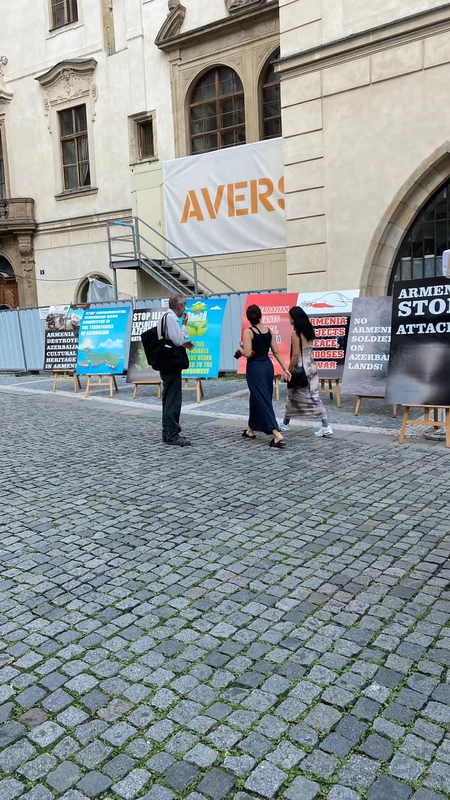 Informative campaign organized in Prague, exposing military and environmental crimes of Armenia