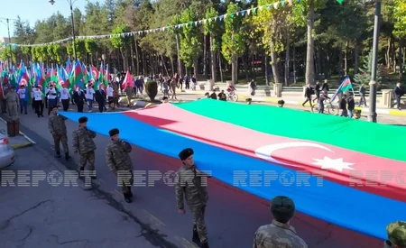 Zəfər Günü Tovuz və Gədəbəydə də qeyd olunub