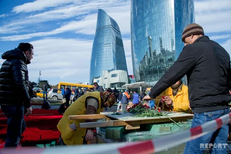 Preparations are underway in Martyrs' Alley - PHOTO