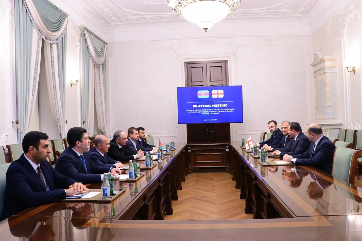 Azerbaijan's prosecutor general meets with his Georgian colleague