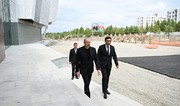 İlham Əliyev Yevlax Olimpiya İdman Kompleksində görülmüş işlərlə tanış olub - YENİLƏNİB