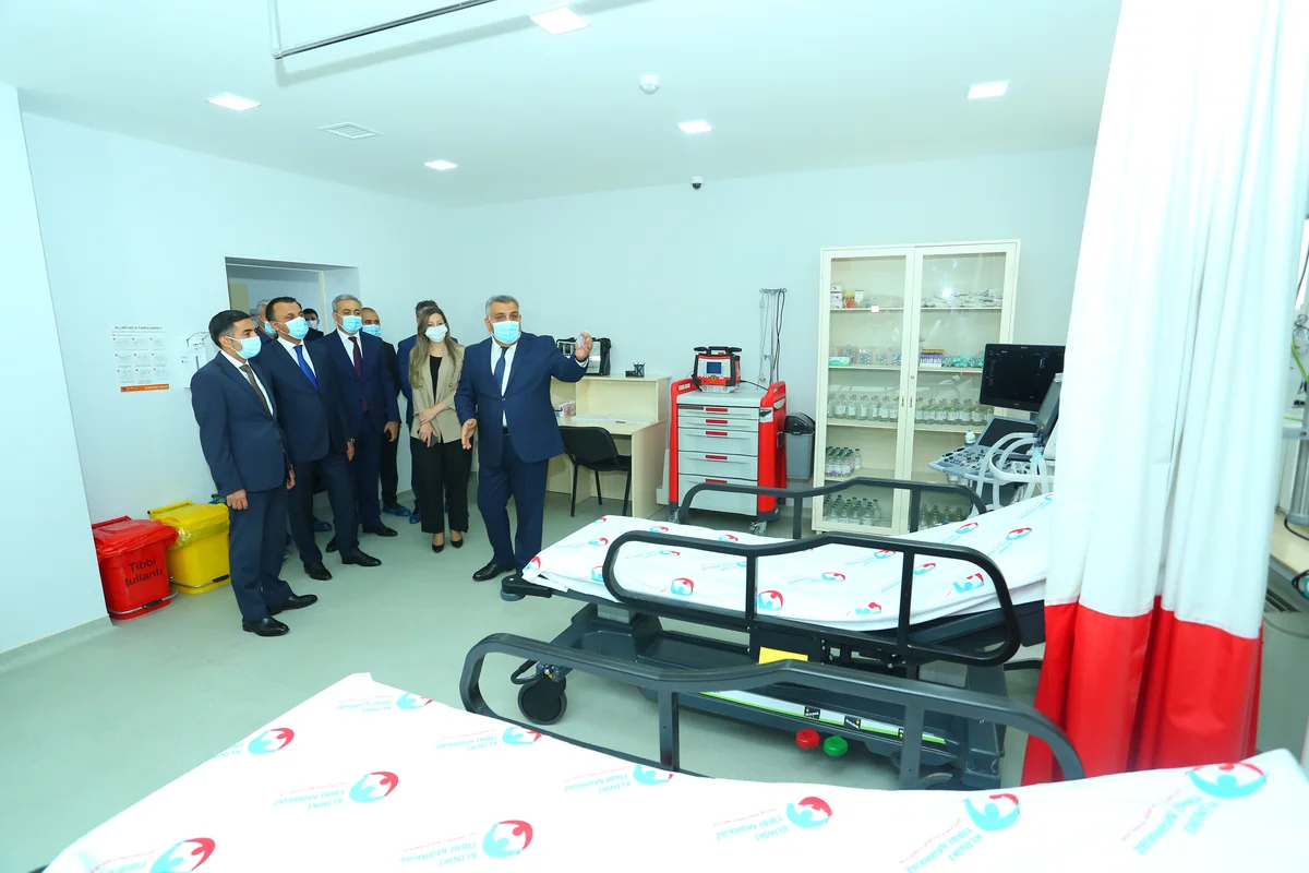 Kliniki Tibbi Mərkəzdə təcili tibbi yardım şöbəsinin açılışı olub