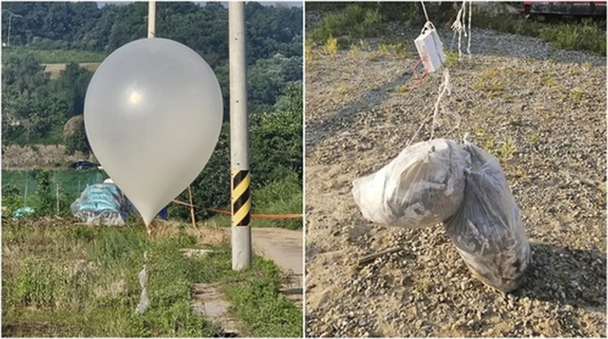 North Korea reportedly sends balloons carrying excrement into South