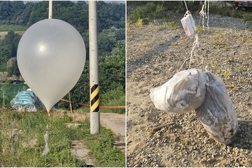 North Korea reportedly sends balloons carrying excrement into South