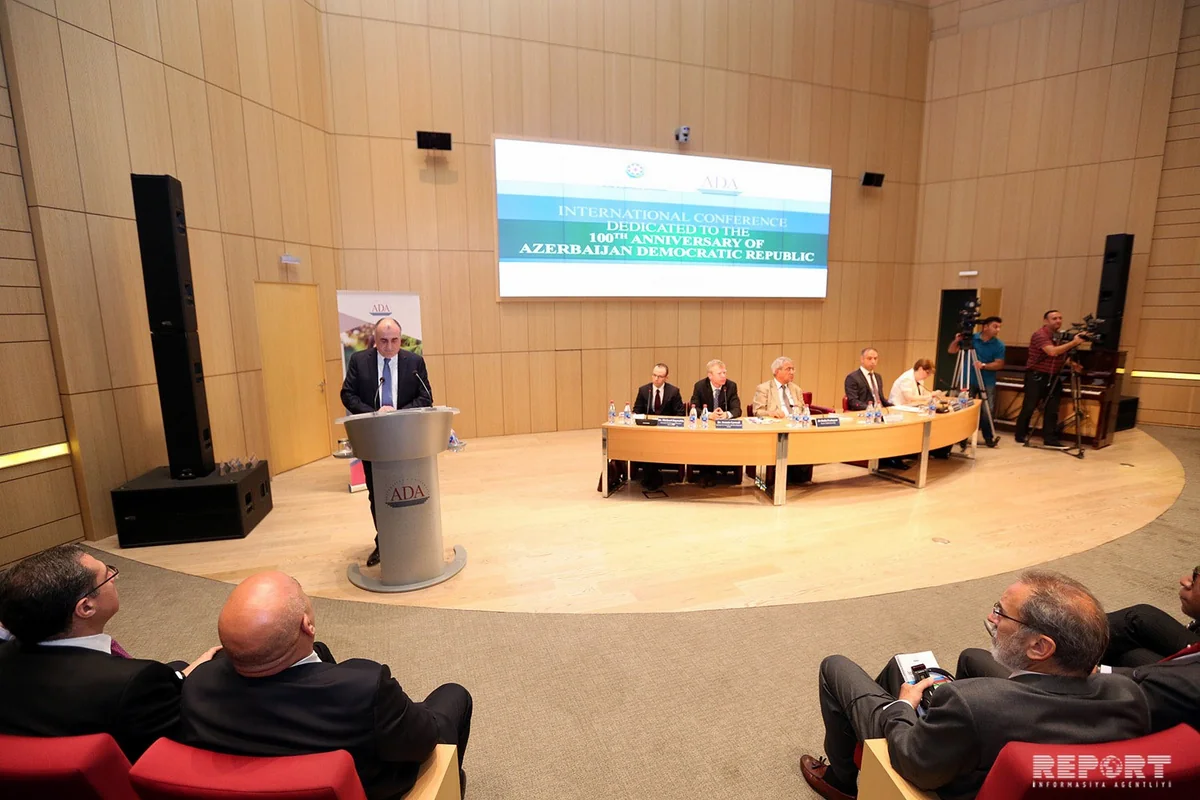 Bakıda ADR-in 100 illik yubileyinə həsr olunmuş beynəlxalq konfrans keçirilir