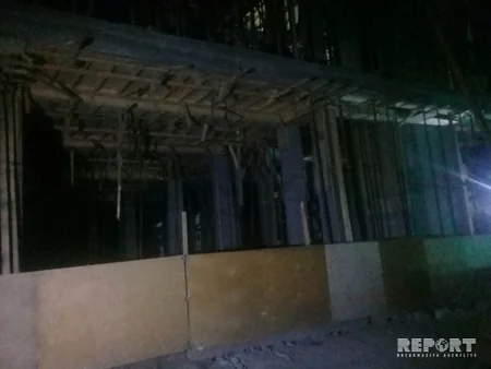 Odlar Yurdu Universitetində tikinti işləri zamanı fəhlə ölüb - FOTO