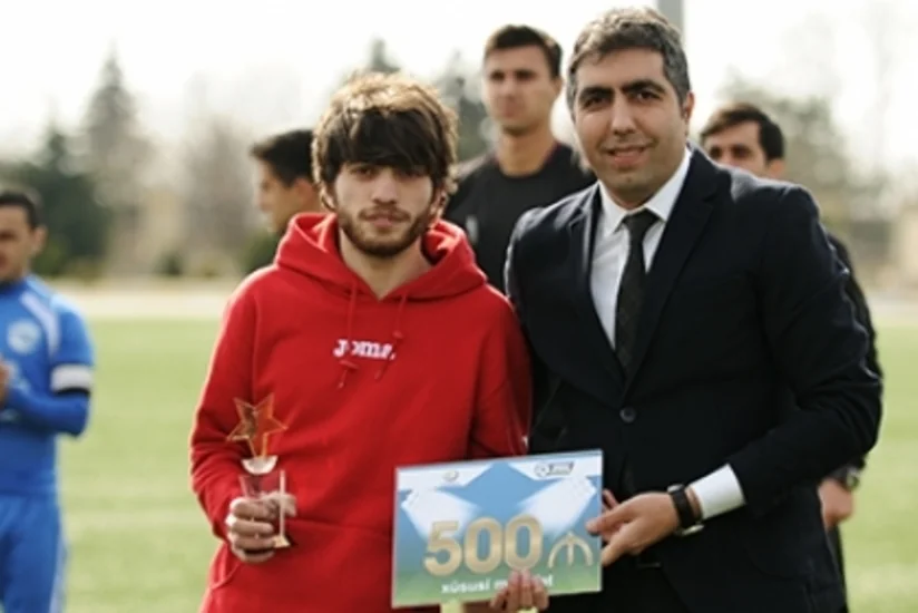 Azərbaycan çempionatında noyabrın ən yaxşı qolunun müəllifi mükafatlandırılıb