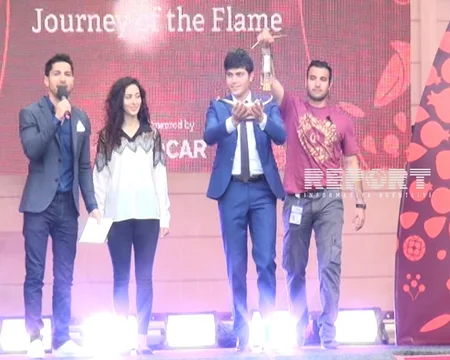 I Avropa Oyunlarının məşəli Zərdaba gətirilib - FOTO