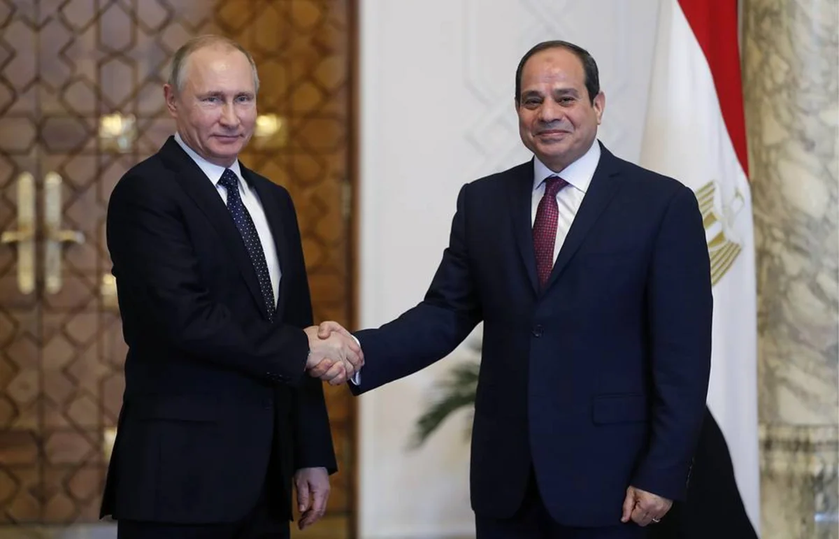 Путин и президент Египта провели телефонный разговор