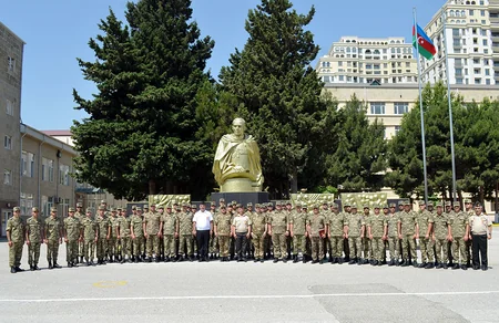 Zabit ixtisas kursunun buraxılış mərasimi keçirilib
