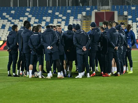 Azərbaycan yığması Kosovo ilə oyunöncəsi son məşqinə çıxıb