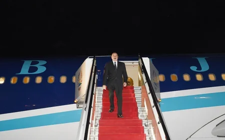 Prezident İlham Əliyev Tacikistana səfərə gedib