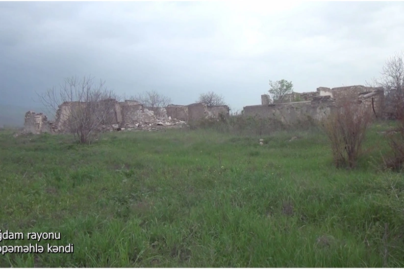 Видеокадры из села Тепемехля Агдамского района