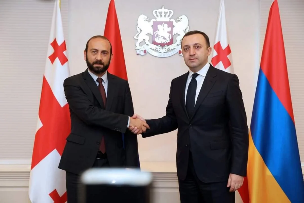 Gürcüstanın Baş naziri Ermənistan XİN başçısı ilə görüşüb
