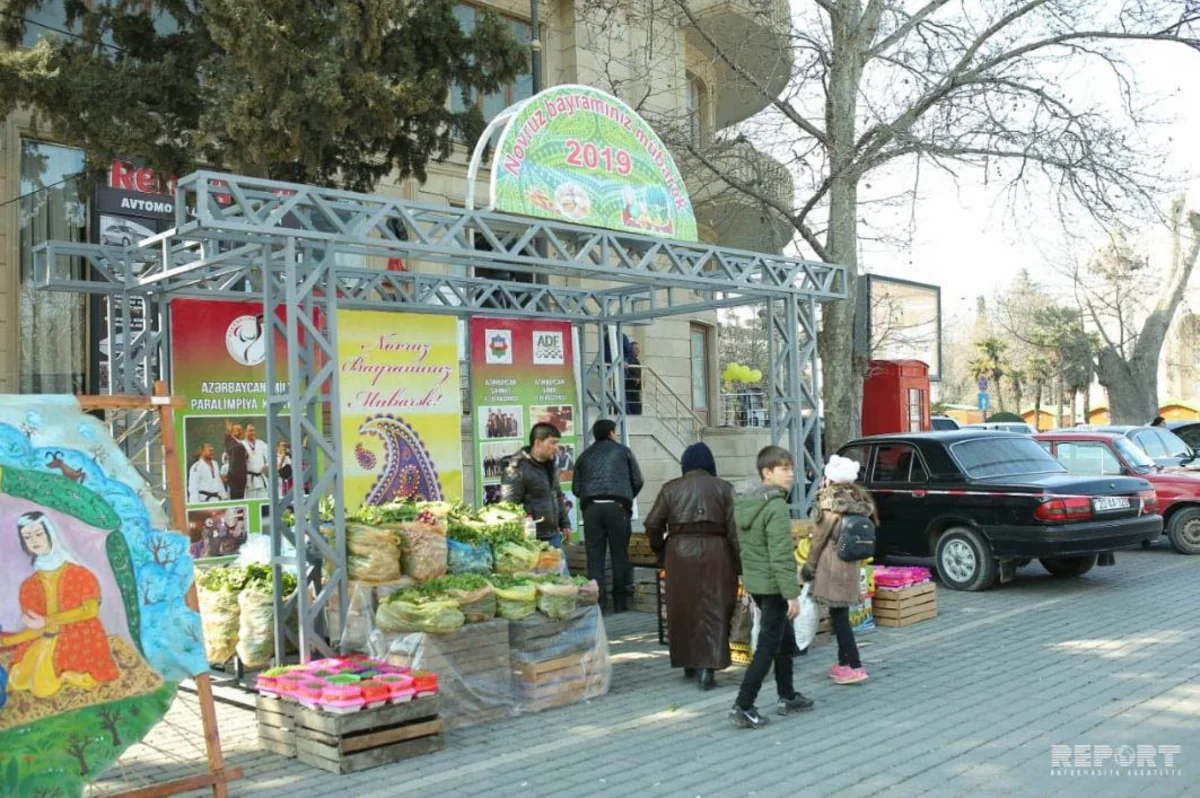 Gəncədə kənd təsərrüfatı məhsullarının satış yarmarkası təşkil olunub