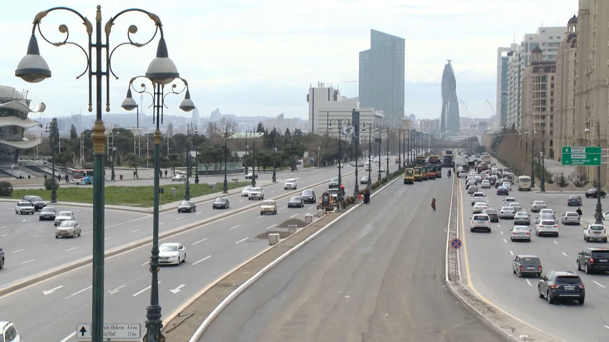 Heydər Əliyev prospekti istiqamətində hərəkət məhdudlaşdırılacaq