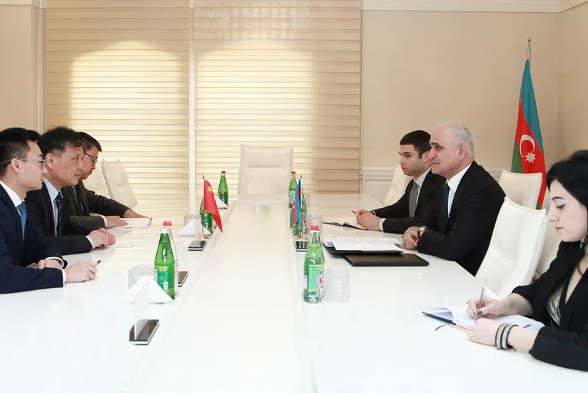 Çinin Azərbaycandakı səfiri İqtisadiyyat Nazirliyində olub