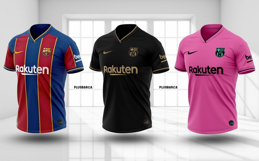 Messi presents new Barcelona shirt 