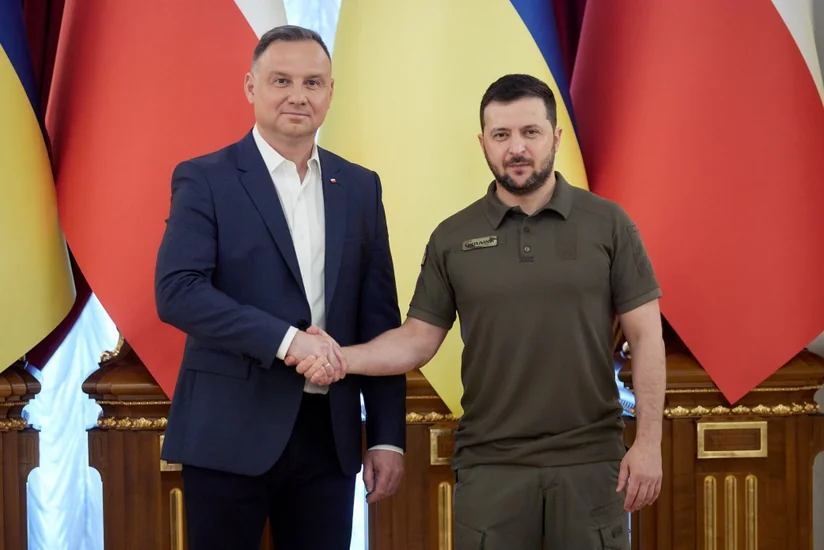 Президент Польши поддержал призыв Зеленского к переговорам на границе двух стран