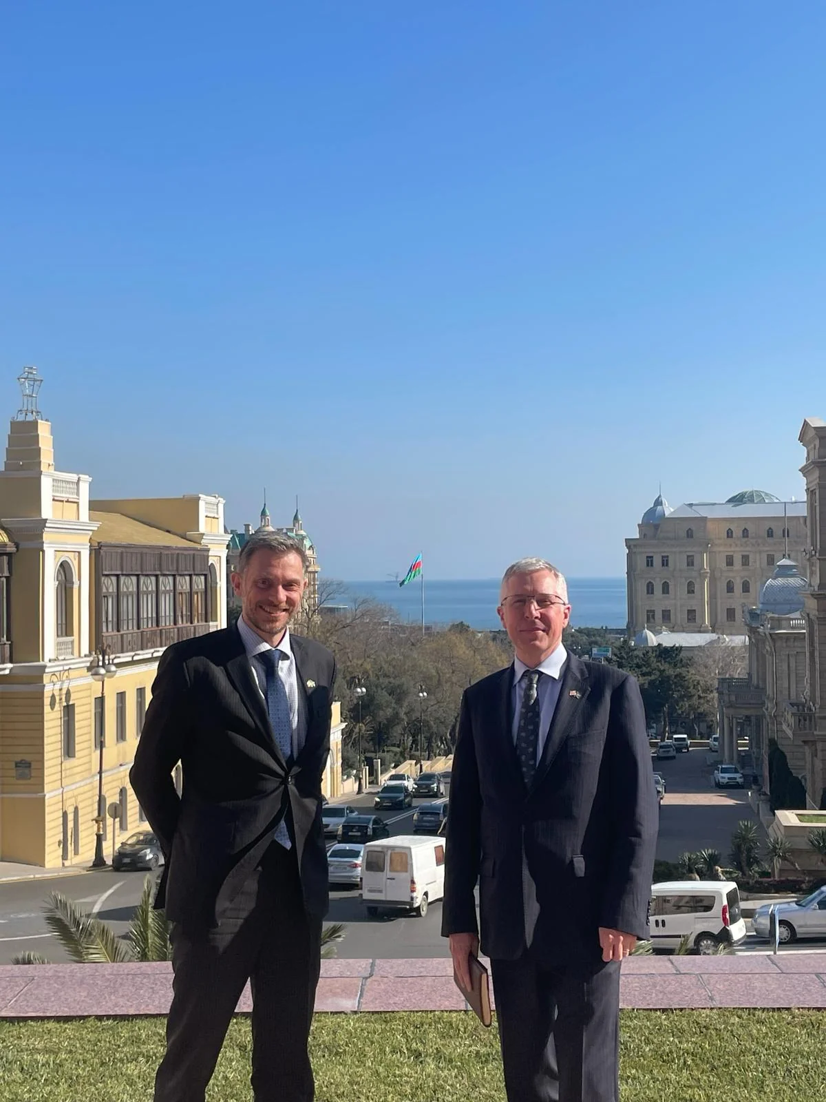 Chris Allan on visit to Azerbaijan