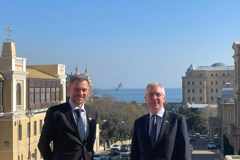 Chris Allan on visit to Azerbaijan