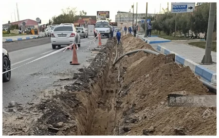 Sumqayıtda 3 minə yaxın sakinin yaşadığı əraziyə yeni su xətti çəkilir