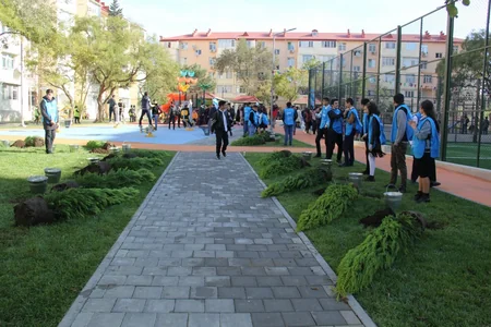 “Bizim həyət” layihəsi çərçivəsində daha bir həyət abadlaşdırılıb