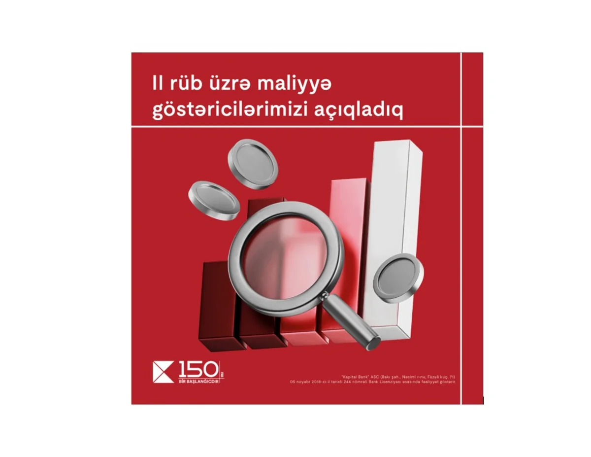 Kapital Bank II rübün maliyyə nəticələrini elan edib